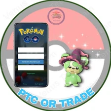 Pokémon Go ✨ Shiny Teddiursa wearing a witch hat ✨ PTC 80K OR 1Mil Dust