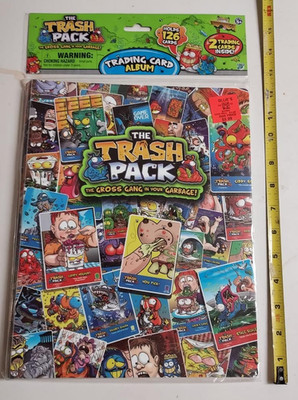 2011 Trash Pack Trading Card Album. The Gross Gang. 126 Card Holder Album