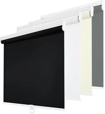 Changshade Cordless Blackout Roller Shade Fabric Window Blind For Light Blocking