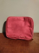 Estee Lauder Small Makeup Cosmetic Bag Case Red Velvet