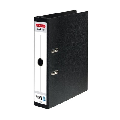 Herlitz max.file A4 7cm Suspension-Lever Arch File - Black
