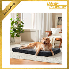 Orthopedic Dog Bed XL, Waterproof Crate Bed, 41x27 Inches, Memory Foam, Large