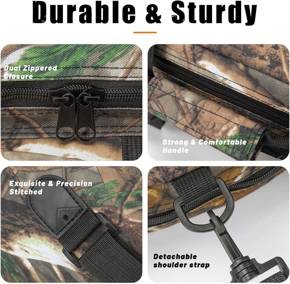 Estuche de arco compuesto suave ligero con bolsillo de flecha y correas para mochila Foto 2 de 4