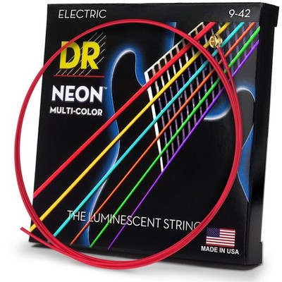High-Definition Neon Electric Guitar Strings for Vibrant Sound