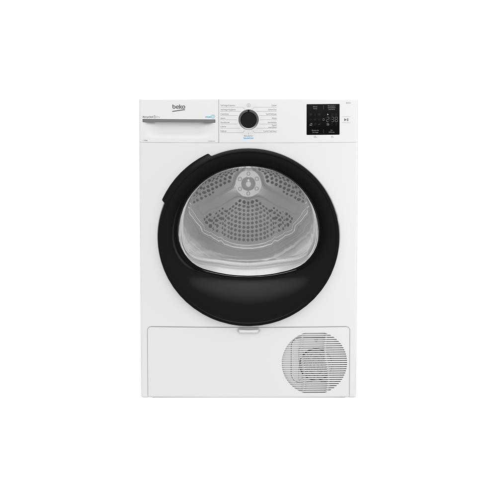 Sèche-Linge Beko Eco Sense 8kg Finie l'Humidité avec la Pompe à Chaleur