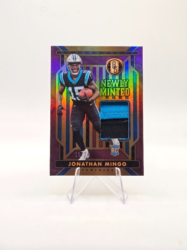 Jonathan Mingo 2023 Panini Gold Standard RC Newly Minted Purple SP /24 #NM-19