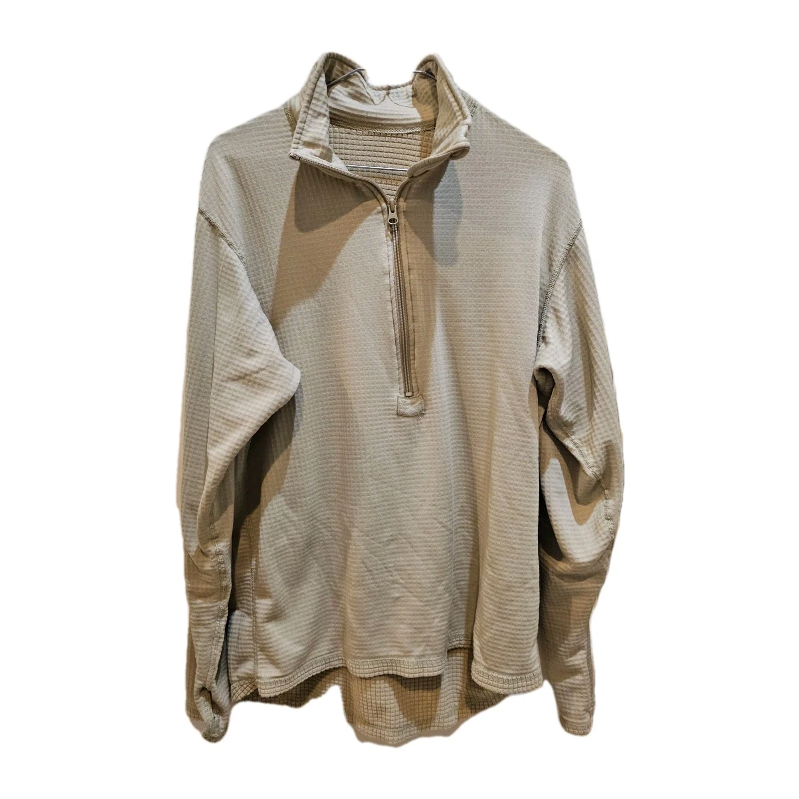 US Army Polartec Tactical Base Layer Men M-L Tan Fleece Thermal Cold Weather