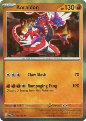 Koraidon - 124/198 - Holo Rare - Near Mint