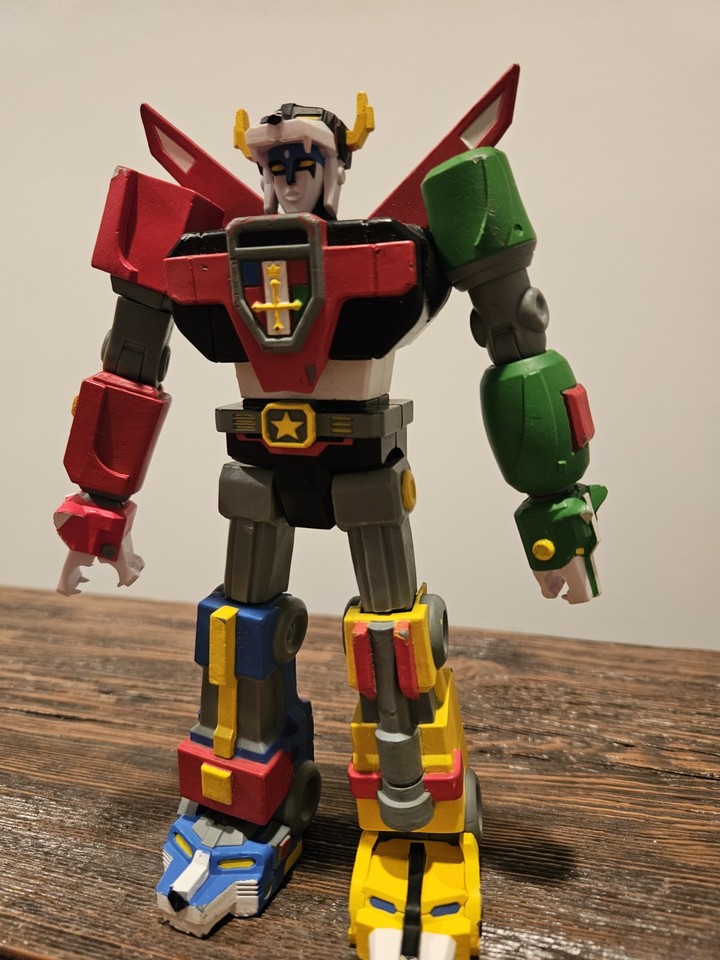 Action Figure Voltron Shogun 9,5 Cm - Super7 ReAction | Defender Of The Universe, Finitura Metallica E Spada