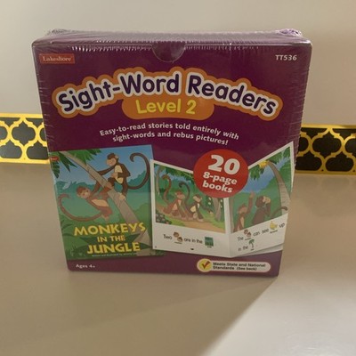 Lakeshore Sight-Word Readers Level 2 TT536   20 Early Reading Books New Sealed