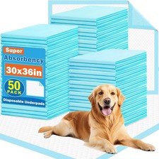 100-400Pack 30"x36" Extra Large Dog Pee Pads - Super Absorbent Leak-Proof Disp