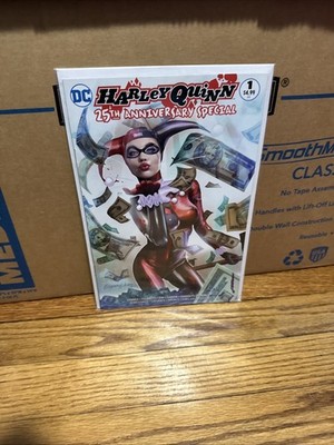  HARLEY QUINN 25th ANNIVERSARY SPECIAL #1 COMICXPOSURE GREG HORN COLOR VARIANT