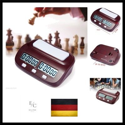 PQ9907 Digitale Multifunktionsanzeige Schachtimer Schachuhr Chess Game Clock ...