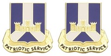 393rd REGIMENT USAR Distinctive Unit Insignia - Pair
