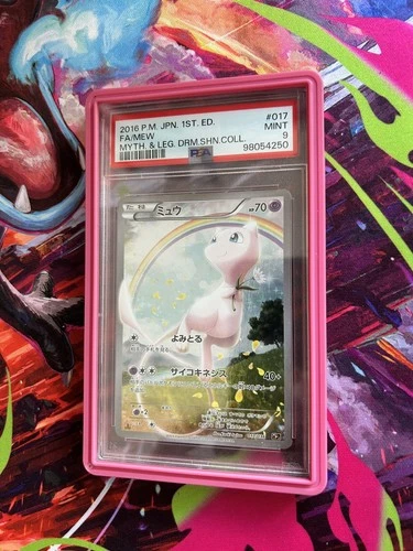 PSA 9 Mew 017/036 CP5 Mythical Dream Shine Collection Japanese Holo 1st Ed 2016