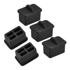 SFP-A Port Anti-Dust Stopper Cap Cover Black Silicone 5pcs