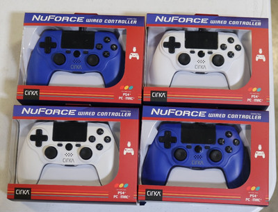CIRKA NUFORCE WIRED CONTROLLER LOT OF 4 FOR PS4/PC/MAC  (51704)