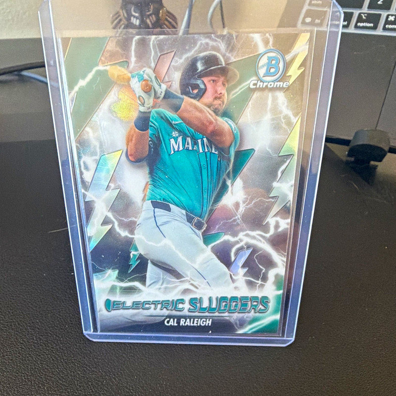 Topps Bowman 2026 Electric Sluggers Insert Cal Raleigh #ES-14 Mariners