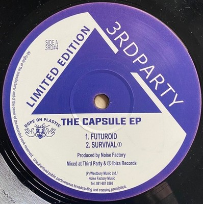 Noise Factory - The Capsule EP - 3rd Party / Kemet - 1992 Jungle - Breakage #4