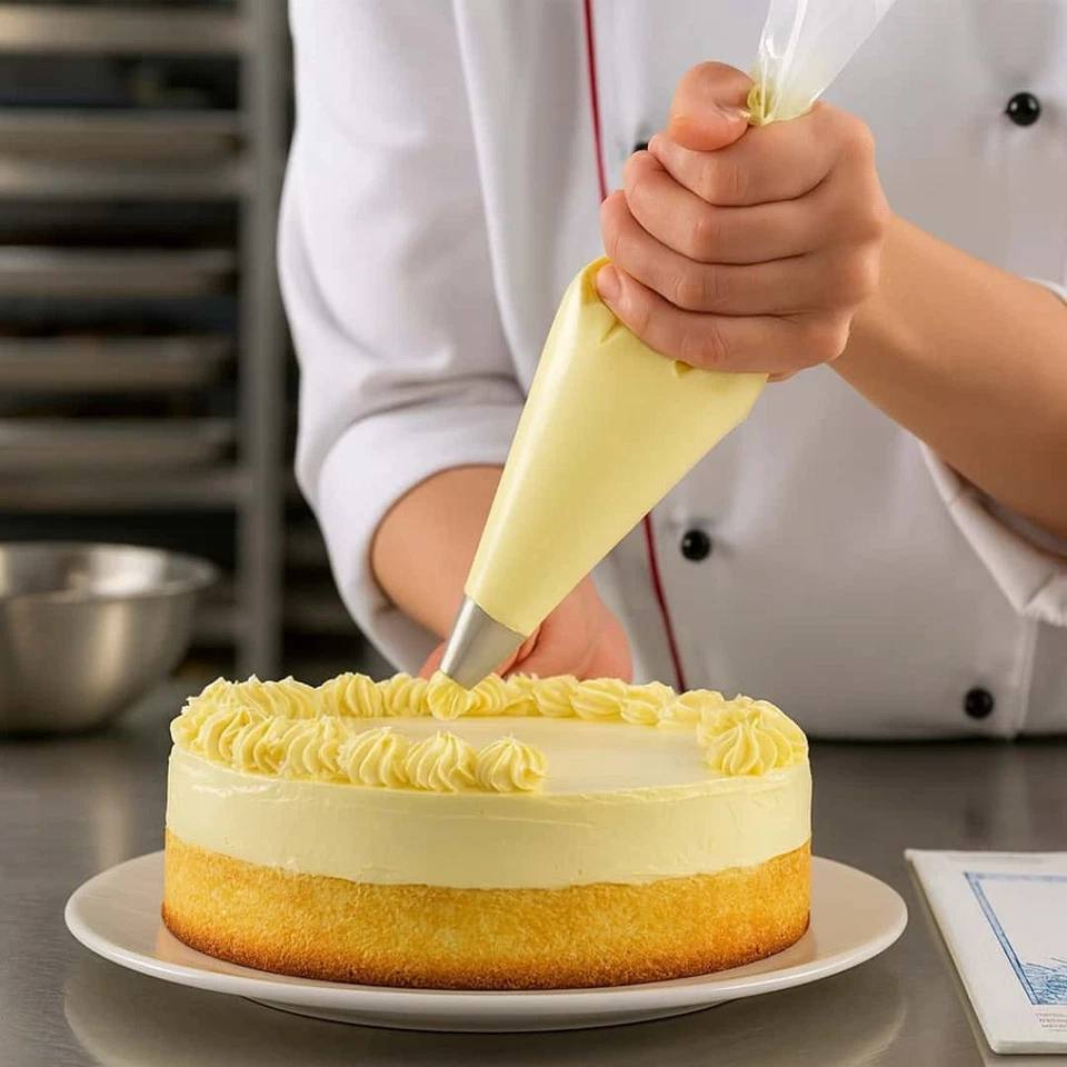 Sac a Poche Plastica Trasparente 55x27 cm 100pz - Sacchetto Decorazione Torte - Immagine 3 di 4