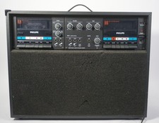 Philips D 6650 /30R Double Cassette Recorder Studio II Sound Mixer Amplifier #2