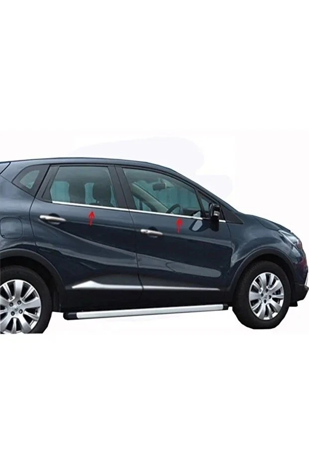 Moldura de ventana lateral cromada para Renault Captur 2013-2019 - 4 piezas Foto 4 de 4