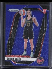 2024 Panini Prizm WNBA Caitlin Clark #145 Rookie Blue Velocity Prizm Fever