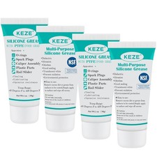KEZE Silicone Grease Tube PTFE Synthetic 4 oz, Sillicone with