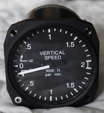 UMA Vertical Speed Velocity Indicator 8-310-20, 1,000 Ft Per Min. Used. Airplane UMA Vertical Speed Velocity Indicator 8-310-20, 1,000 Ft Per Min. Used. Airplane