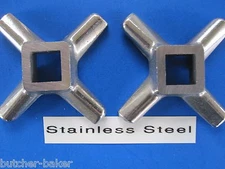 *TWO*  #12 PREMIUM Meat Grinder Chopper Knife Blade made of Stainless Steel