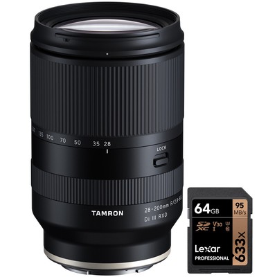 Tamron 28-200mm F2.8-5.6 Di III RXD A071 Lens for Sony E-Mount  