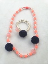 Gymboree Girls Neckalce Polar Pink Necklace Bracelet 2 3 4 5 6 7 8 10 12 Neon