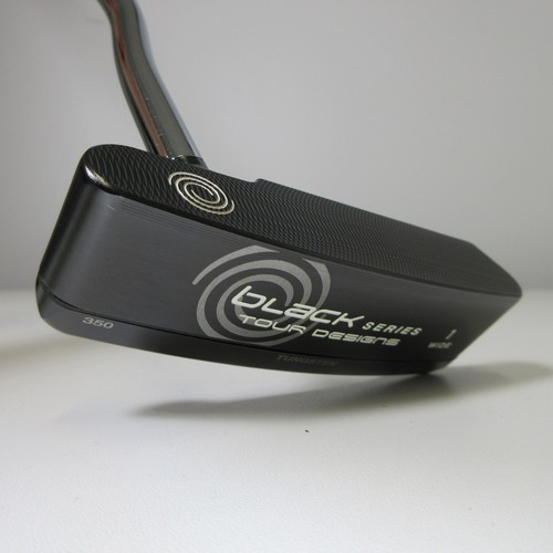 Lefty ODYSSEY Black SERIES TOUR DESIGNS #1 WIDE 33in Putter LH With H/C F/S - Picture 8 of 17