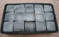 15-Fach Silikon EiswüRfelform FüR 3X3 Cm Xxl EiswüRfel Ideal FüR Party & Co.