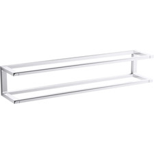 Kohler K-27352-CP Draft 24" Towel Bar Frame, Polished Chrome