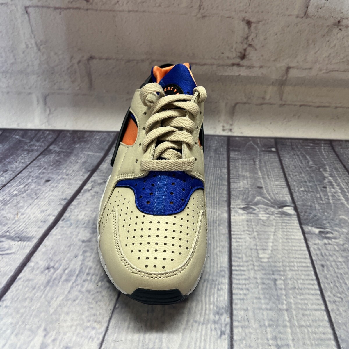 Nike Air Huarache Shoes Mowabb Blue Orange Tan DD1068-200 Men's