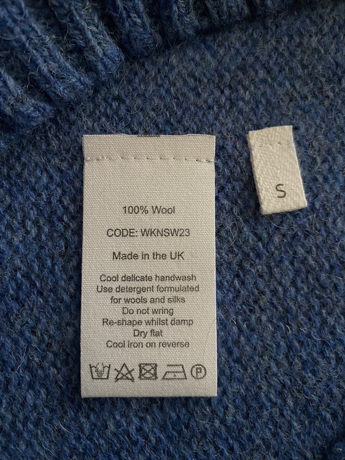 Toast Blue Fair Isle Yoke Wool Jumper Size S RRP £195 BNWT eBay