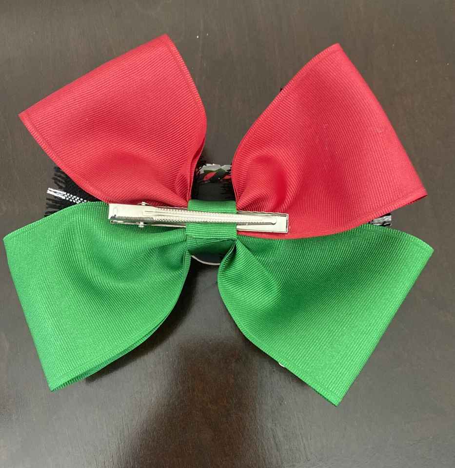 Moño Para Niñas Mexicano Hecho A Mano/Mexican Bow Hand Made Frida Kahlo - Photo 2/2