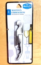 The BAR Waiter's Corkscrew SACACORCHOS DE CAMARERO Foil Knife Easy Cork Removal
