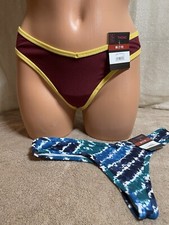 NoBo, No Boundaries , Women  s Size Medium, Lot of 2, Thong Panties.  NEW.
