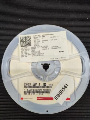 Rohm ESR03EZP J150 SMD Widerstände   15Ω 5% 1206 Paket   5000 Computer Rolle