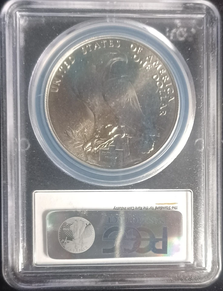 1984-P $1 OLYMPIC COMMEMORATIVE SILVER DOLLAR. PCGS MS69. -SL0080 - Image 2 of 2