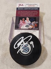 RYAN DONATO signed KRAKEN puck JSA COA