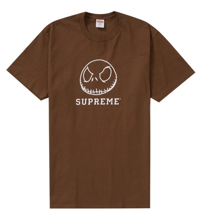 Tee shirt squelette Supreme marron   Taille Large