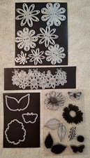 Flower Stamps Floral Dies Stamps Scrapbooking Crafts Stamp Messages Flowers