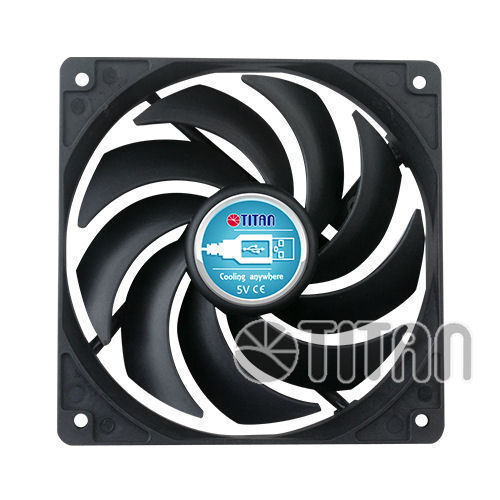 Titan TFD-12025SL05Z DC5V 120x120x25mm USB External Fan - Picture 2 of 4