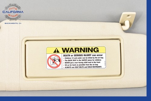 96-98 Mercedes W210 E300 E320 E430 Sunvisor Sun Visor Right Passenger Beige OEM - Picture 4 of 12