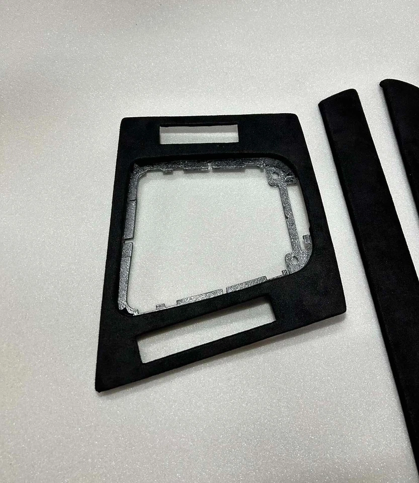 BMW 3 E46 Alcantara Interior Trim Kit Center Console Moldings Covers LHD OEM - Image 4 of 4
