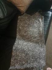 Leopard Print Pretty Little Thing Dress Size 8