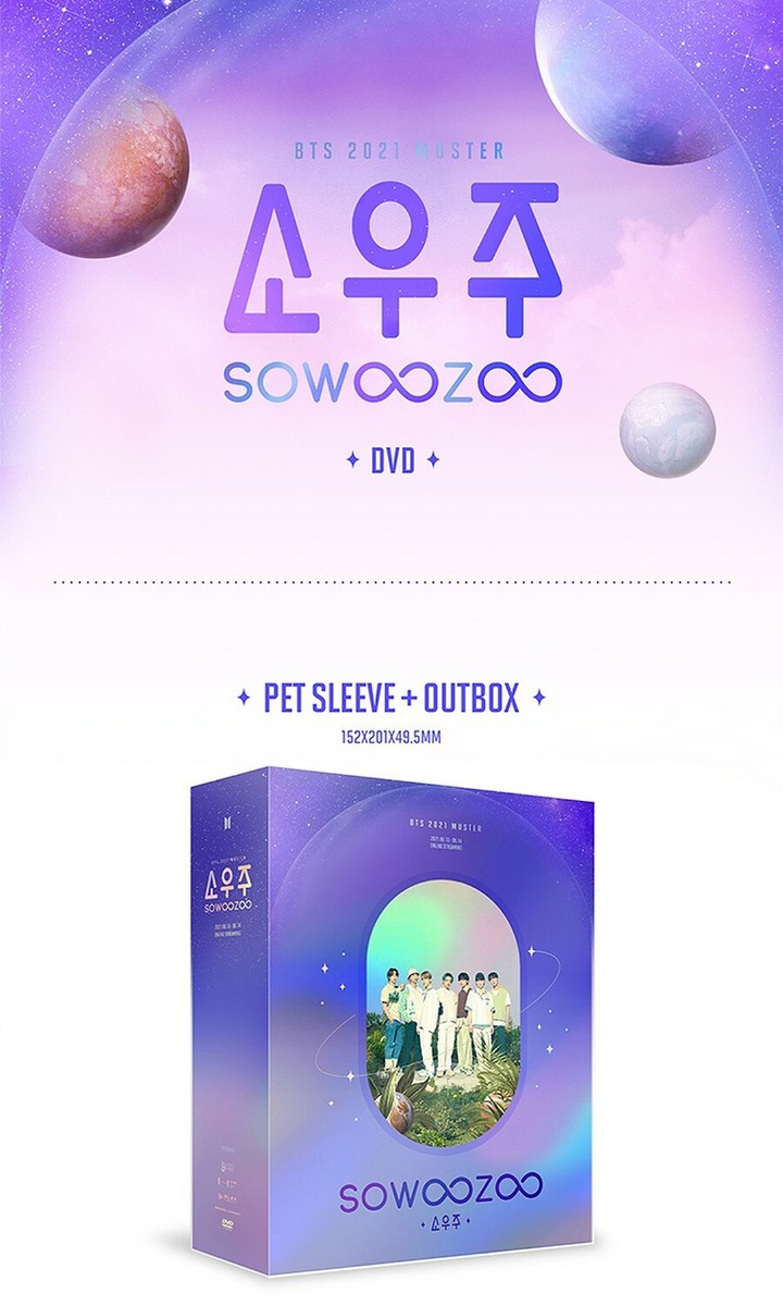 BTS 2021 MUSTER SOWOOZOO DVD /3DISC+Photo Book+7 PostCard+